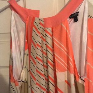 Lane Bryant Tie Back Long length Summer dress